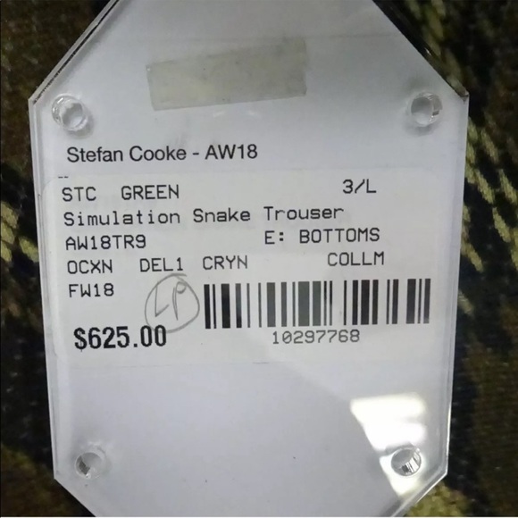 Stefan Cooke Simulation Snake Trouser, Large - Picture 8 of 12